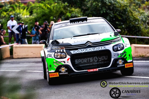 Rallye CIUDAD de la LAGUNA 2025, Yeray Lemes y David Vázquez, ESTABLES, en el momento de redactar esta crónica 
