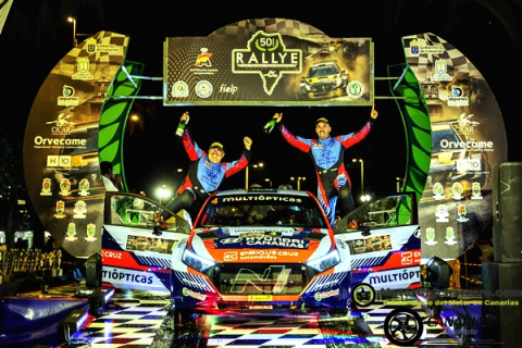 Rallye LA PALMA ISLA BONITA 2025 (FINAL), Fernando CRUZ y Juan Ricardo LUIS, con Hyundai i20 N Rally2, se llevan la victoria en el 50 Rallye La Palma Isla Bonita 2025